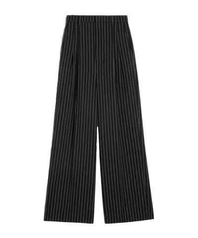 AMI ALEXANDRE MATTIUSSI HIGH-WAISTED CASUAL PANTS