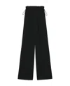 Ami Alexandre Mattiussi High-waisted Palazzo Pants In Black