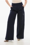 Ami Alexandre Mattiussi High-waisted Wool Pleated Pants