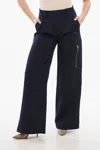 Ami Alexandre Mattiussi High-waisted Wool Pleated Pants In Blue