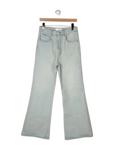 Pre-owned Ami Alexandre Mattiussi High-rise Flared Jeans In Green