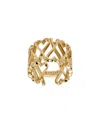 Ami Alexandre Mattiussi Hollow Ring In Yellow