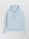 Ami Alexandre Mattiussi Ami Paris Men Ami De Coeur Cotton Hoodie In Blue