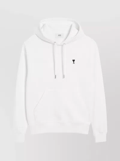 AMI ALEXANDRE MATTIUSSI HOODED SWEATER KANGAROO POCKET