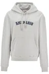 Ami Alexandre Mattiussi Hooded Varsity Sweat In Grey