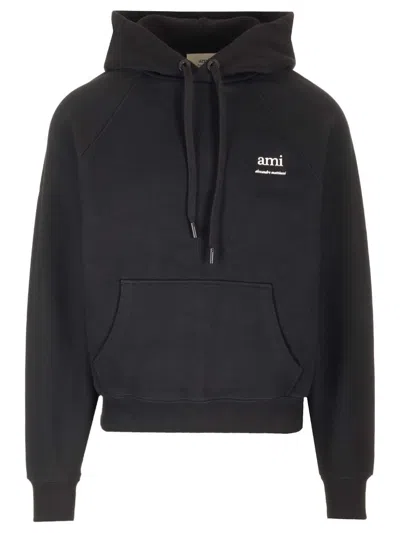 Ami Alexandre Mattiussi Hoodie Ami Am Black