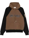 Ami Alexandre Mattiussi Hoodie Patch In Brown