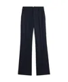 Ami Alexandre Mattiussi Flare Fit Trousers Blue In Black