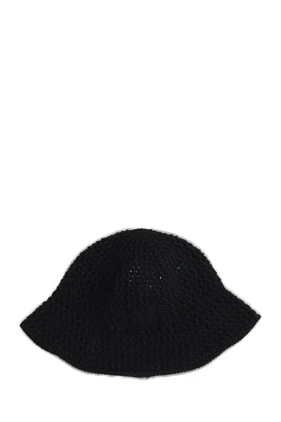 Ami Alexandre Mattiussi Ivory Crochet Bucket Hat