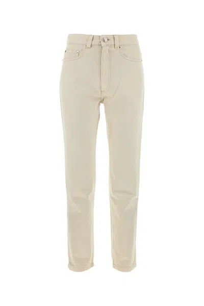 AMI ALEXANDRE MATTIUSSI IVORY DENIM JEANS