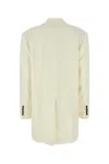 Ami Alexandre Mattiussi Ivory Wool Oversize Blazer In Ivory