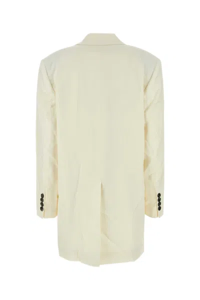 Ami Alexandre Mattiussi Ivory Wool Oversize Blazer