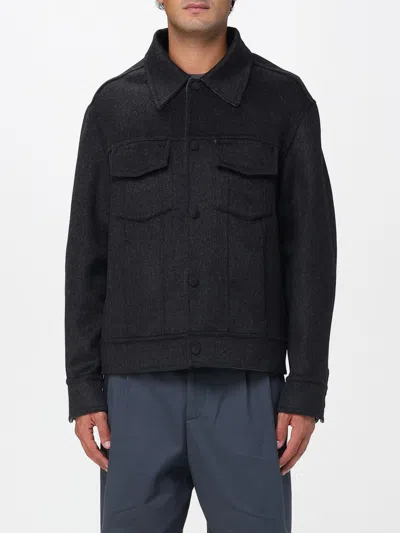 Ami Alexandre Mattiussi Adjustable Cuffs Chest Pockets Long Sleeves In Black