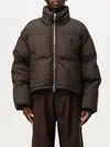 Ami Alexandre Mattiussi Jacket Ami Paris Woman Color Brown In Braun