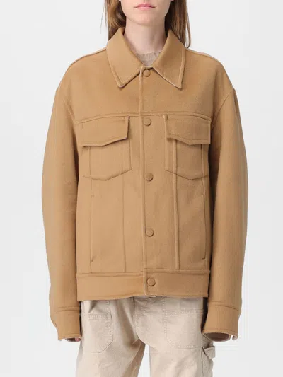 Ami Alexandre Mattiussi Jacket Ami Paris Woman Color Camel In Brown