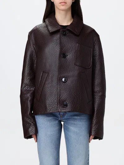 AMI ALEXANDRE MATTIUSSI JACKET AMI PARIS WOMAN COLOR VIOLET,G76400019