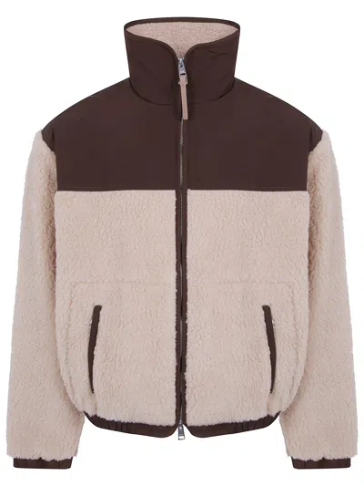 Ami Alexandre Mattiussi Ami Zipped Jacket In Multi