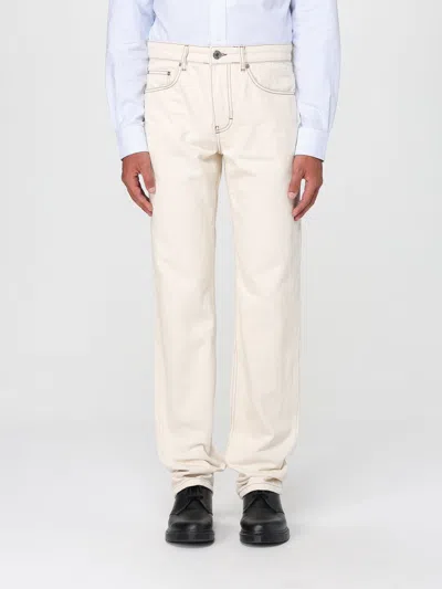 AMI ALEXANDRE MATTIUSSI JEANS AMI PARIS MEN COLOR BEIGE,G97918022