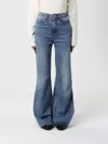 Ami Alexandre Mattiussi Jeans Ami Paris Woman Color Blue In Blue
