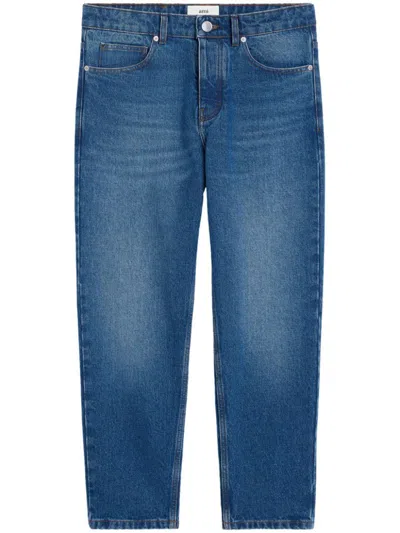 Ami Alexandre Mattiussi Alex Straight-leg-jeans In Bleu Used