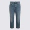 Ami Alexandre Mattiussi Jeans Blue And Green In Blue