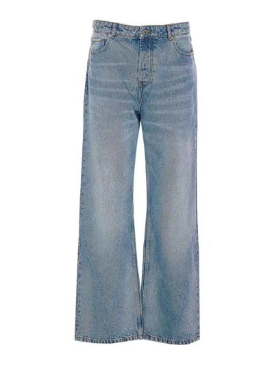 Ami Alexandre Mattiussi Loose Fit Jeans In Azul