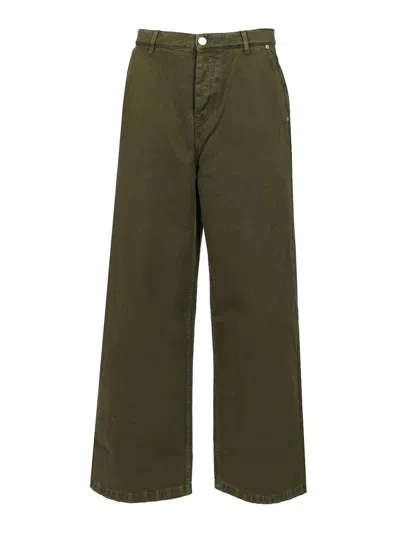 Ami Alexandre Mattiussi Jeans Boot-cut - Verde In Green
