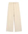 Ami Alexandre Mattiussi Ami Paris Jean Wide Fit Avec Bandes Laterales In Brown