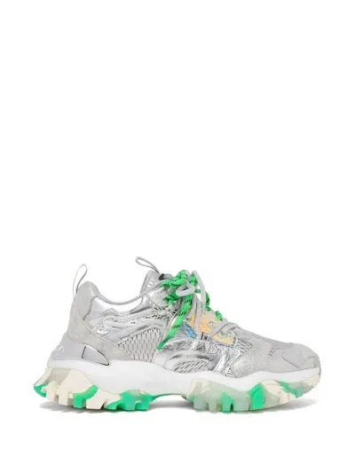 Ami Alexandre Mattiussi Joia Paris Sneakers In Silver