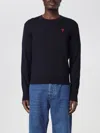 Ami Alexandre Mattiussi Ami De Coeur Cotton Sweatshirt In Blue