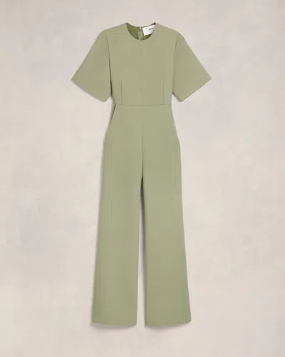 Ami Alexandre Mattiussi Jumpsuit Green For Women In 367