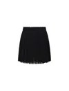 AMI ALEXANDRE MATTIUSSI JUPE PLISSEE PLEATED SKIRT