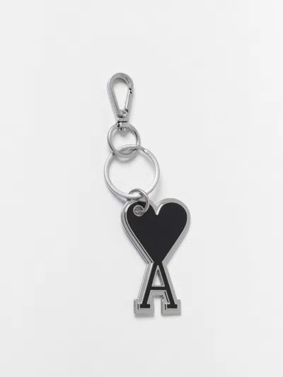 Ami Alexandre Mattiussi Key Chain Ami Paris Woman Color Black
