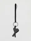 Ami Alexandre Mattiussi Key Chain Ami Paris Woman Color Grey In Gray