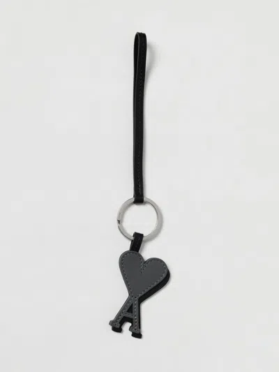 Ami Alexandre Mattiussi Key Chain Ami Paris Woman Color Grey In Gray