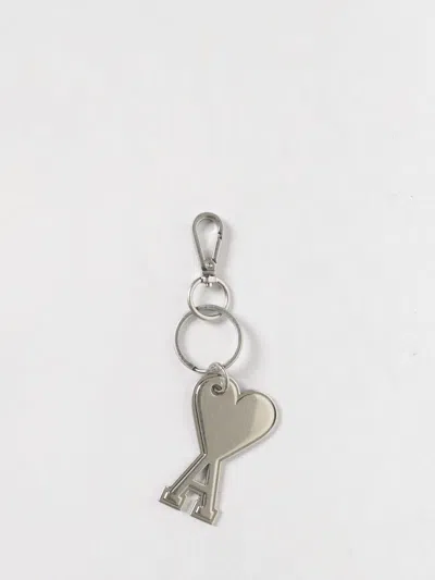 Ami Alexandre Mattiussi キーホルダー Ami Paris レディース カラー シルバー In Metallic