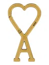 Ami Alexandre Mattiussi Gold Ami De Coeur Hook Keychain In Gold