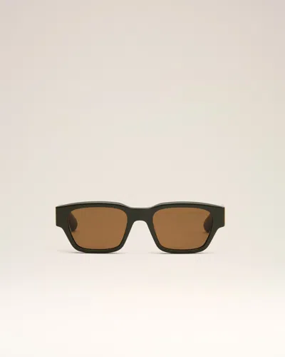 Ami Alexandre Mattiussi Khaki 75009 Sunglasses Green
