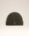 Ami Alexandre Mattiussi Ami De Coeur Beanie In Khaki