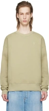 AMI ALEXANDRE MATTIUSSI KHAKI AMI DE CŒUR SWEATSHIRT