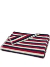 Ami Alexandre Mattiussi La Plage Ami Striped Beach Towel In Multi