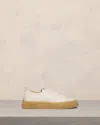 AMI ALEXANDRE MATTIUSSI LACE-UP SNEAKERS WHITE