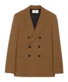 Ami Alexandre Mattiussi Ami Double-breasted Light Wool Twill Blazer