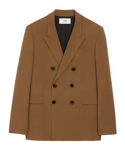 AMI ALEXANDRE MATTIUSSI AMI DOUBLE-BREASTED BLAZER