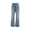 Ami Alexandre Mattiussi Large Fit Five-pocket Jeans In Blue