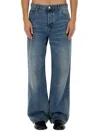Ami Alexandre Mattiussi Large Fit Jeans In Blue