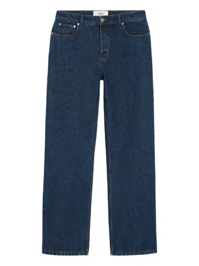 Ami Alexandre Mattiussi Five-pockets Jeans In Blue