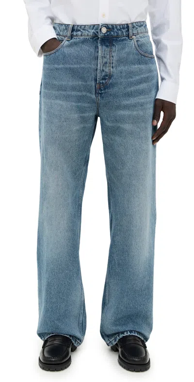 Ami Alexandre Mattiussi Large Fit Jeans Used Blue/480
