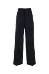 Ami Alexandre Mattiussi Wide Legged Pinstripe Trousers With