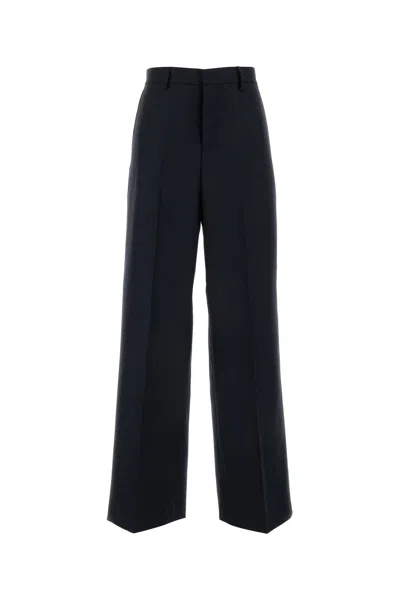 AMI ALEXANDRE MATTIUSSI AMI MIDNIGHT BLUE WOOL PANT
